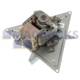 Aube de ventilateur en aluminium et ensemble de moteur de ventilateur avec plaque de fixation triangulaire compatible avec les modèles AEG, Hygena, Neff, Stoves