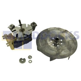 Aube de ventilateur moulée et ensemble de moteur de ventilateur compatible Bosch Neff B1400-1500-1600, HB27000-90000, HB9T1A, TKC8000, HBN3000-400-9000