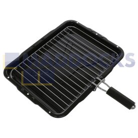 Véritables poêles d'origine, Belling, kit de poêle à griller New World (385 mm x 300 mm)