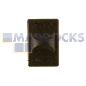 Bouton de dégagement de grille de filtration marron pour cuisinière (Paquet de 1)