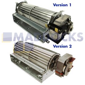 Moteur de ventilateur monté à droite ajustable universel (13 W, sortie 180 mm x 36 mm , débit d'air 90 m3/h)