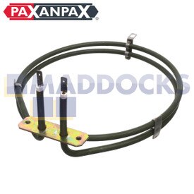 Résistance de four à ventilation compatible avec les modèles à longue borne Algor, Bauknecht, Firenzi, Ignis, Ikea, Prima, Ram Next Dimension, Whirlpool AKL, AKP, AKZ, G2 (2000 W)