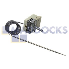 Thermostat de four principal (55.18064.100) fabriqué par EGO pour séries AEG D67000 S/N 701 Onwards ; Parkinson Cowan SM554 ; Zanussi ZCE, ZCM, ZKC, ZKM ; Electrolux EKC, EKM ; Tricity Bendix CSE, SE