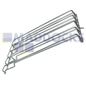 Support de rail inférieur gauche de four Russell Hobbs RH72DE01001B d'origine authentique