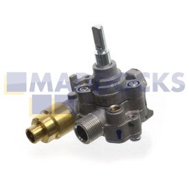 Véritable robinet de gaz d'origine Russell Hobbs RH86GH702DS, RH75GH602DS pour brûleur 2, RH86GH702DS, RH75GH602DS robinet de gaz pour plaque de cuisson à gaz pour brûleur 4