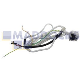 Câble d'alimentation secteur d'origine Russell Hobbs RH90FF176B, RH90FF176B-WD, RH90FF176SS, RH90FF176SS-WD pour réfrigérateur congélateur