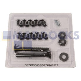 Kit de fixations de matériel de barbecue d'origine Zanussi ZGBBQ3B01-C, ZGBBQ4B01-C