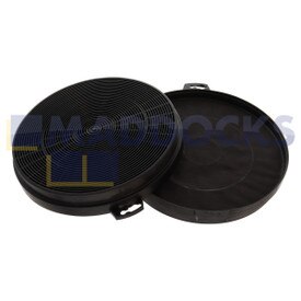 Genuine Original Amica 'CHA24' Type ECP, ECH61, ECH71, ECH91, ECH101 Series Carbon Charcoal Cooker Hood Filters (Pack of 2)