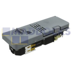 Distributeur de détergent universel gris foncé AWECO de type 542 à électrovanne unique (200 mm x 75 mm)