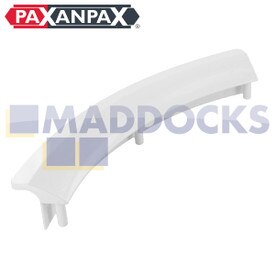 Poignée de porte de sèche-linge en plastique blanc compatible avec les séries Bosch, Siemens 3SC, WT3, WT4