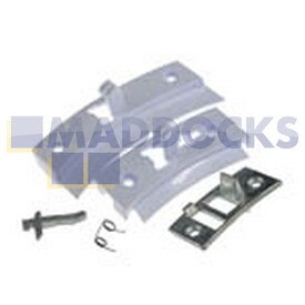 Kit de plaque de loquet de porte d'origine et authentique pour séries General Electric WWC, WWH ; Hotpoint 95, 99, WD, WM