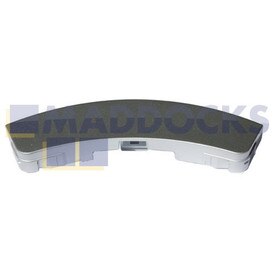 Poignée de porte couleur titane argent poli d'origine et authentique pour modèles Samsung Q1200, Q1400, Q1600