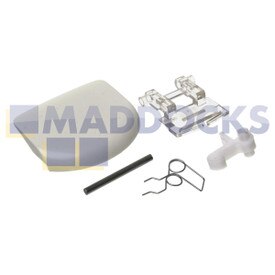 Kit de poignée de porte en plastique blanc compatible avec les séries Servis M300, M3000, M900, M9000
