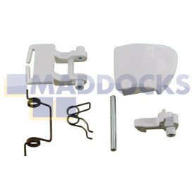 Kit de poignée de porte en plastique blanc compatible avec les séries Electra AWM; Servis M300, M3000