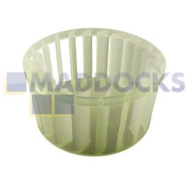 Ensemble de pale de ventilateur en plastique d'origine et authentique pour séries Crosslee White Knight CL4, CL5, CL6, CL7 Series ; Bosch WTA2000, WTA3003 ; Siemens WT2100 Series ; Philips Whirlpool AWB, AWG