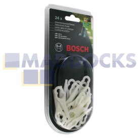 Lame en plastique à sécurité d'origine et authentique pour Bosch ART 23 LI, ART 23 Accu et ART 23 Easytrim Accu (Paquet de 24)