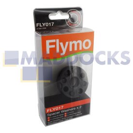 Rondelles entretoise Flymo d'origine et authentique (Paquet de 2) (FLY017)