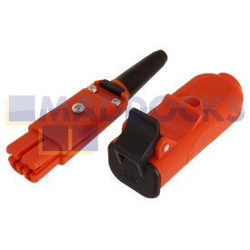 Compatible for Flymo 'FLY022' Multi-Model Fitting Garden Lawnmower Rewireable Mains Lead Connector Plug Cable