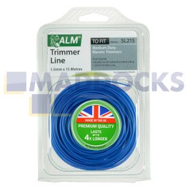 Compatible pour la ligne de coupe ronde multi-marques (15 m X 1,5 mm) (SL215)