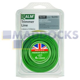 Compatible pour la ligne de coupe ronde multi-marques (15 m X 2,0 mm) (SL315)