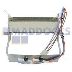 Élément chauffant pour sèche-linge à tambour, authentique et d’origine compatible avec les modèles Ariston AS ; Hotpoint VTD ; Indesit IS et Coupe-circuits thermiques de thermostat TOC (2200 W)