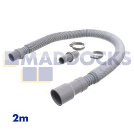 Kit de rallonge de tuyau de vidange universel (Longueur 0,7 - 2,0 m, raccord 19-28 mm)