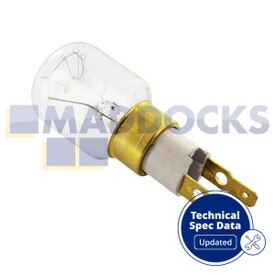Ampoule de frigidaire sous blister Whirlpool d'origine et authentique [T25, 15 W) (Paquet de 1)