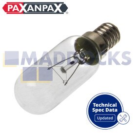 Ampoule universelle emballée au détail pour hotte aspirante [E14, 40W, 230-240V, T25L]