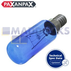 Compatible pour Bosch, Neff, Siemens 'Daylight' Type Multi-Model Fitting Réfrigérateur Congélateur Ampoule Bleu (25W, 230V-240V)