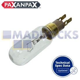 Compatible pour Whirlpool Maytag Wpro T-Click Réfrigérateur Congélateur Ampoule (T25 HV, 40W, 240V) (Pack de 1)