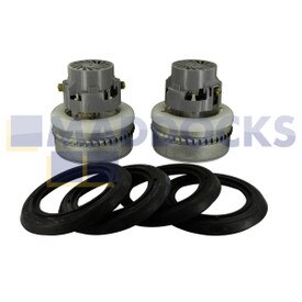 Kit de rechange complet d'origine et authentique pour moteur B21004N des séries Numatic WVD, CTD,NTD, SIVD, 570, 575, 750, 900, 1500, 1800, 2000 Series BL21104RPE