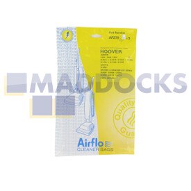 Sacs en papier compatibles avec Airflo AF279 ‘Hoover Junior’ (Paquet de 5)