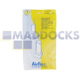 Sacs en papier compatibles avec Airflo AF284 ‘Hoover Turbo’ (Paquet de 5)