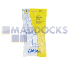 Sacs en papier compatibles avec Airflo AF291 ‘Hoover Purepower’ (Paquet de 5)