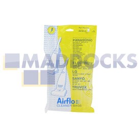 Sacs en papier compatibles avec Airflo AF453 ‘Panasonic MC-E40 Upright Series’ (Paquet de 5)