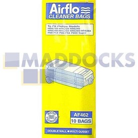 No Longer Available. Discontinued [Compatible for Airflo AF462 'Philips P60' Paper Bags (Pack of 10)]