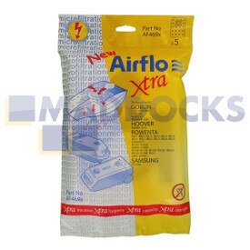 Sacs SMS compatibles avec Airflo AF469X ‘Rowenta RB15’ (Paquet de 5)