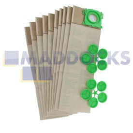 Sacs en papier d'origine et authentique pour séries Sebo X Series, C Series, 370 (Paquet de 10)