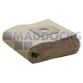 Genuine Original Karcher T15, T17 Series Paper Dust Bags (Pack of 10)