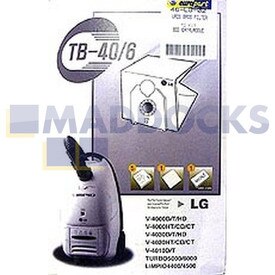 No Longer Available. Order 46-VB-060 [LG Turbo, Limpio, Shark & Volkk Paper Bags & Filter Set]