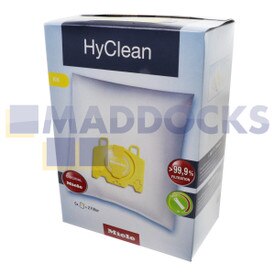 Jeu de filtres et sacs SMS Miele Hyclean 3D KK d'origine et authentique (Paquet de 5+2)