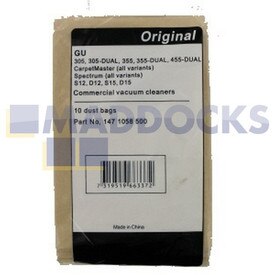 Genuine Original Nilfisk GU455 Paper Bags (Pack of 10)