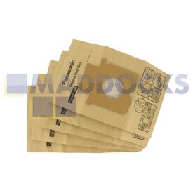 Sacs en papier Panasonic Type C-20E d'origine et authentique (Paquet de 5)