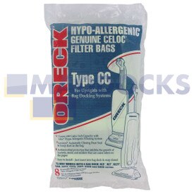 Sacs en papier pour séries Oreck 'Type CC' XL d'origine et authentique (Paquet de 8)