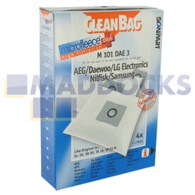 Kit de filtration et sacs SMS compatibles avec modèles Samsung VP-90 (Paquet de 4+1)