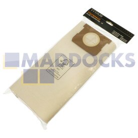 Véritable Original Titan TTB775VAC 20Ltr, TTB776VAC 30Ltr, TTB351VAC 20Ltr, TTB430VAC 30Ltr Sacs en papier pour aspirateurs secs et humides (Pack de 5)