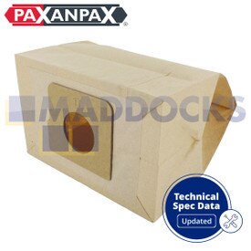 Sacs en papier compatibles avec VB061 ‘LG 3300’ (Paquet de 5)