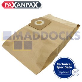 Sacs en papier compatibles avec VB157 ‘Aquavac 960’ (Paquet de 5)
