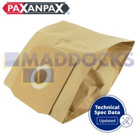 Sacs poussière en papier compatibles VB166 ‘Daewoo RC300’ (Paquet de 5)