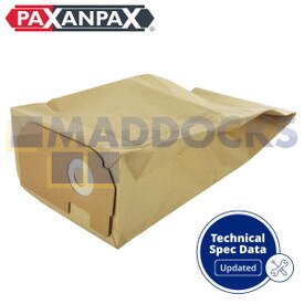 Sacs en papier compatibles avec séries VB206 ‘Electrolux Widetrack Series’ (Paquet de 5)